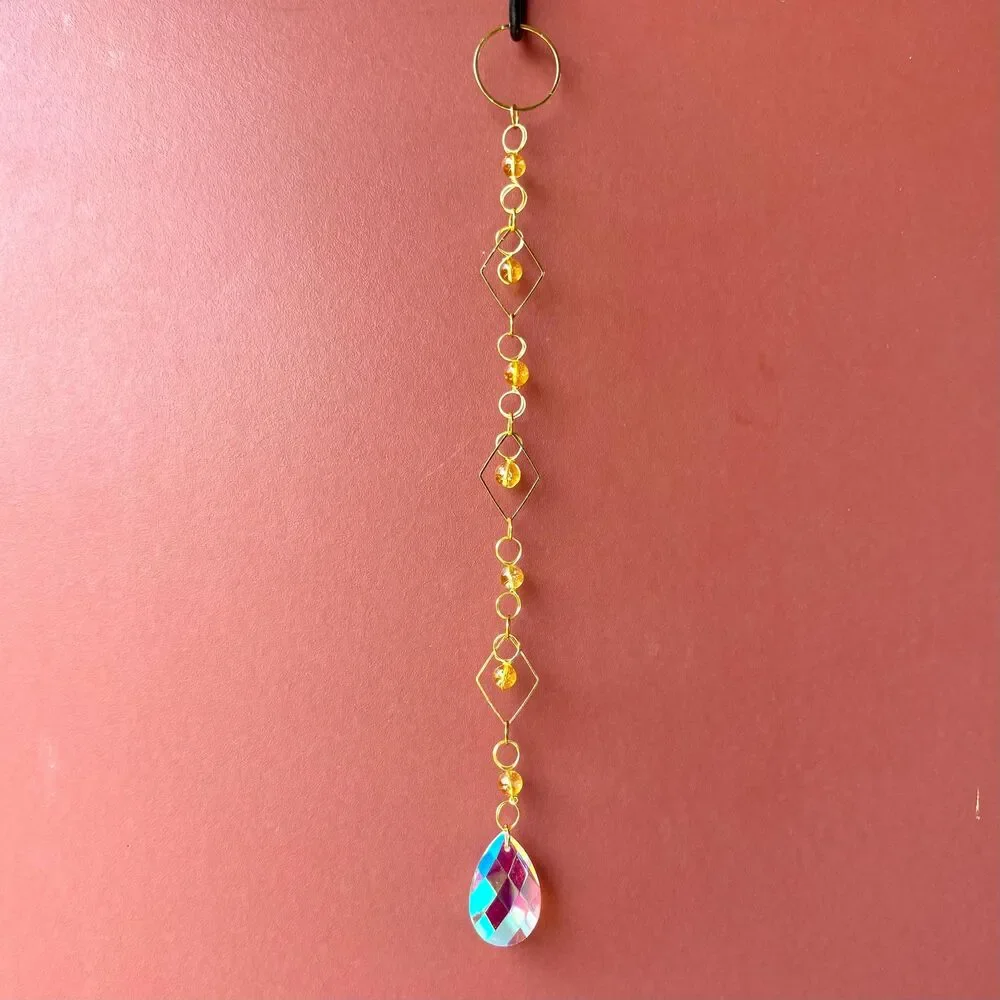 Handmade citrine bead