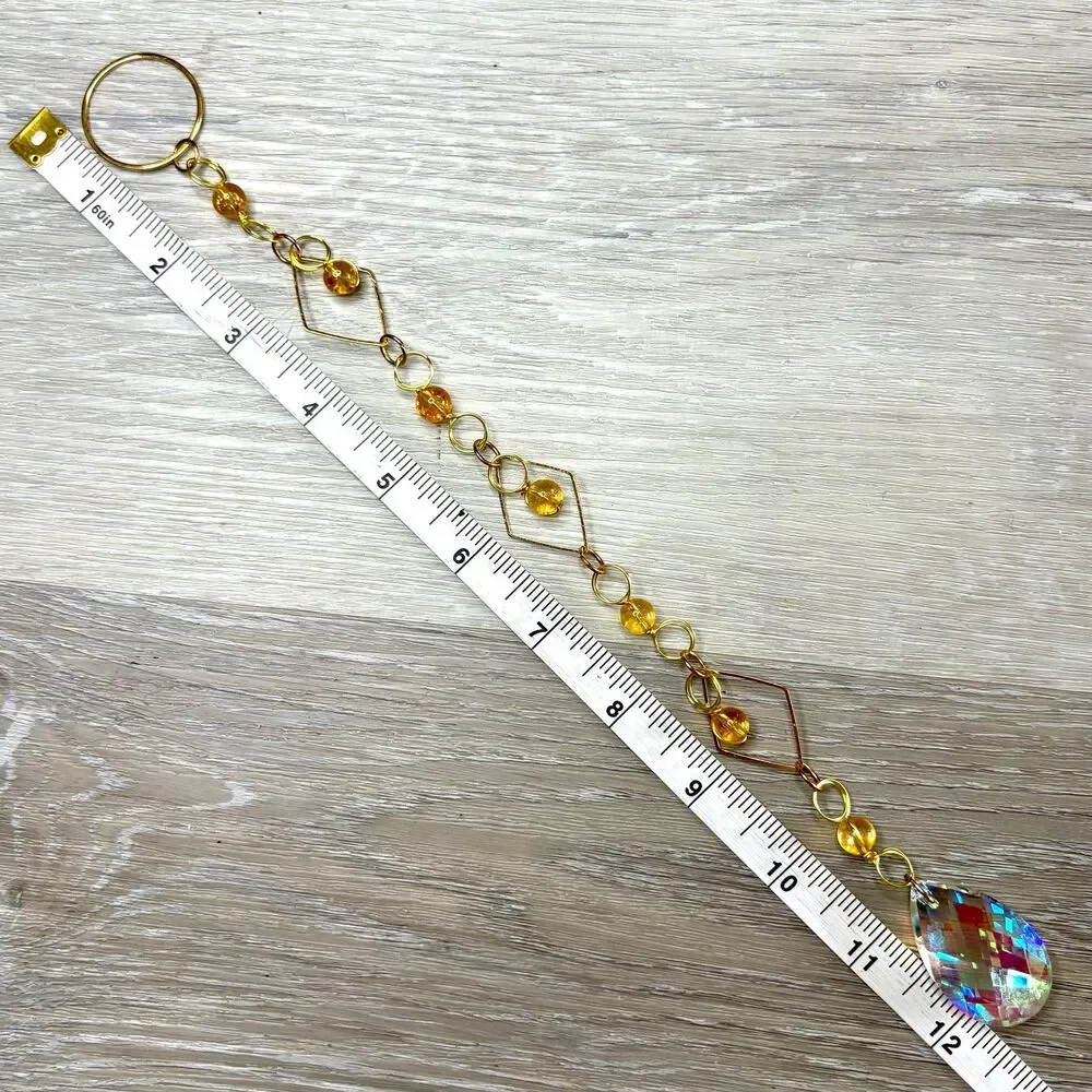 Handmade citrine bead