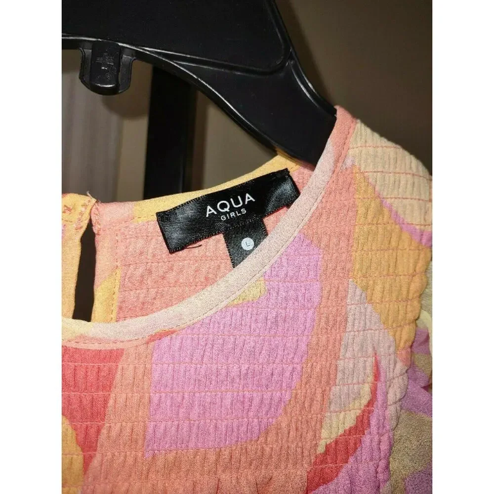 Nwt Aqua Girls Dress Size L