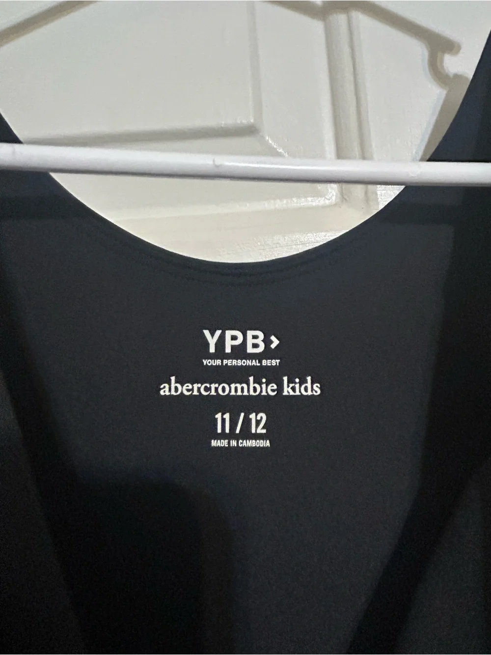 Abercrombie kids YPB active black dress girls size 11/12