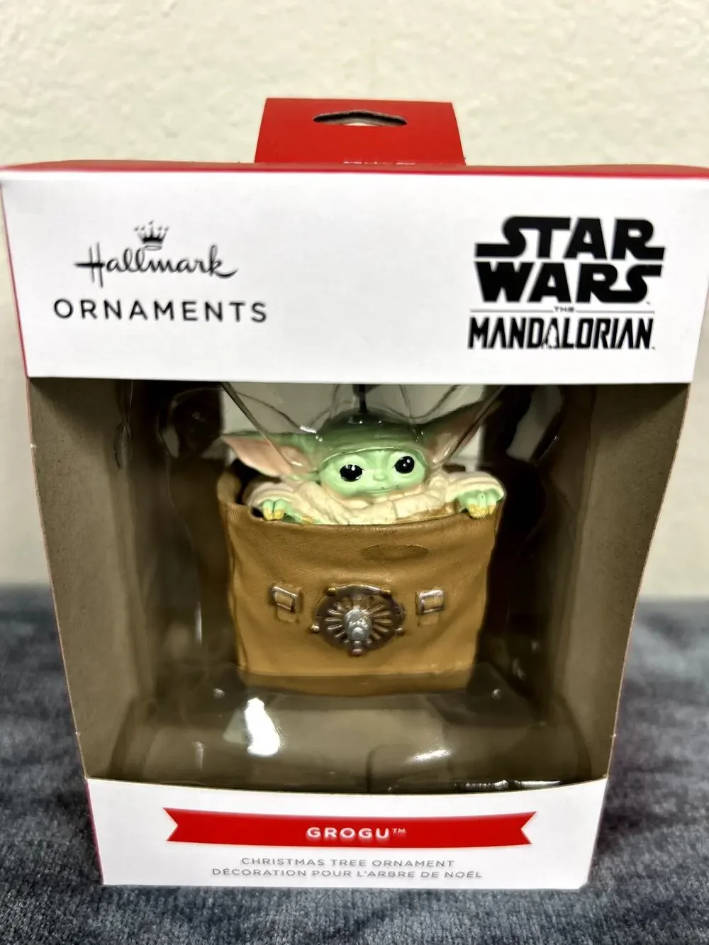Hallmark Grogu Baby Yoda Christmas Ornament Star Wars Mandalorian New in Box