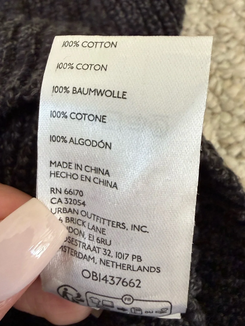 Free People 100% cotton