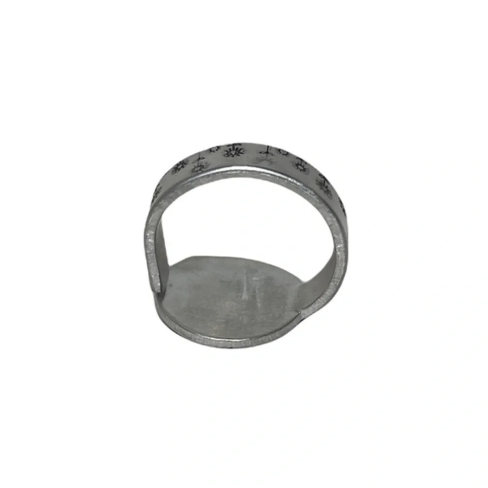 Handmade medallion ring