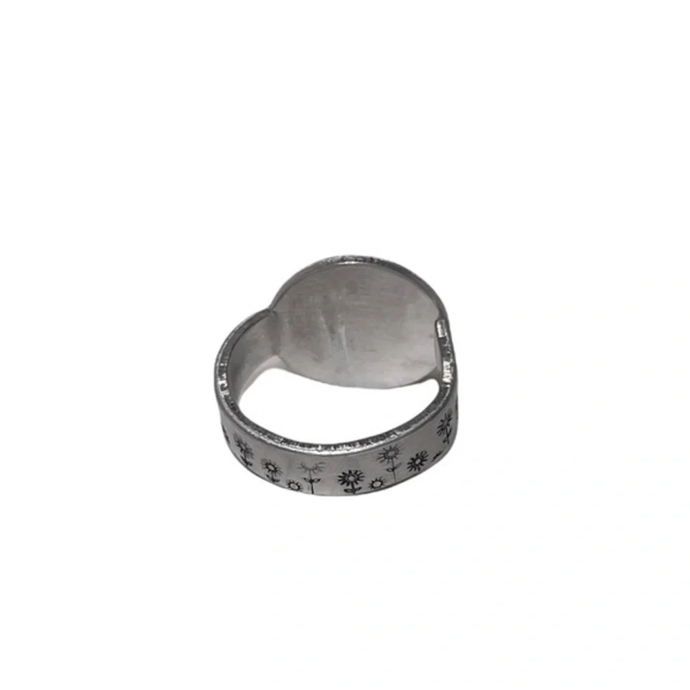 Handmade medallion ring