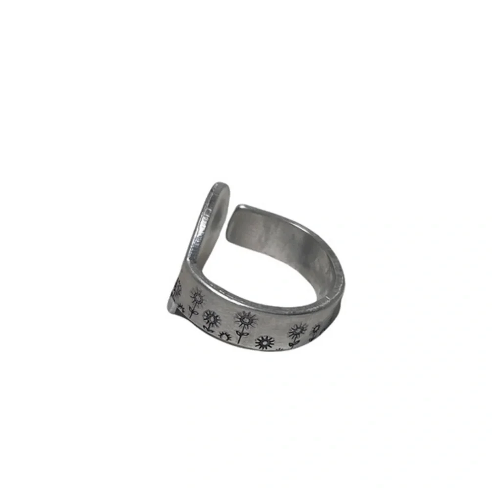 Handmade medallion ring