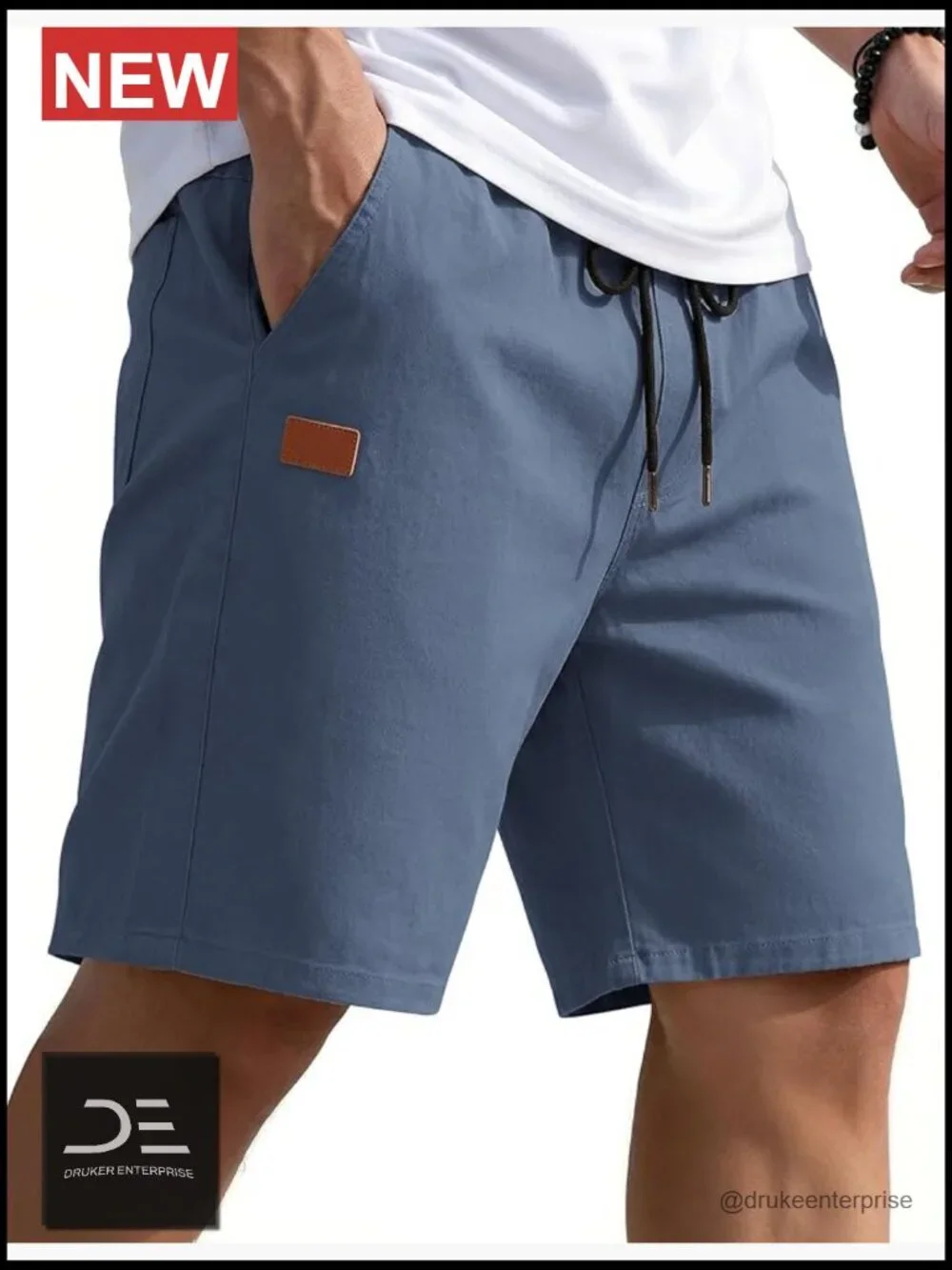 Mens Casual Chino Shorts 9