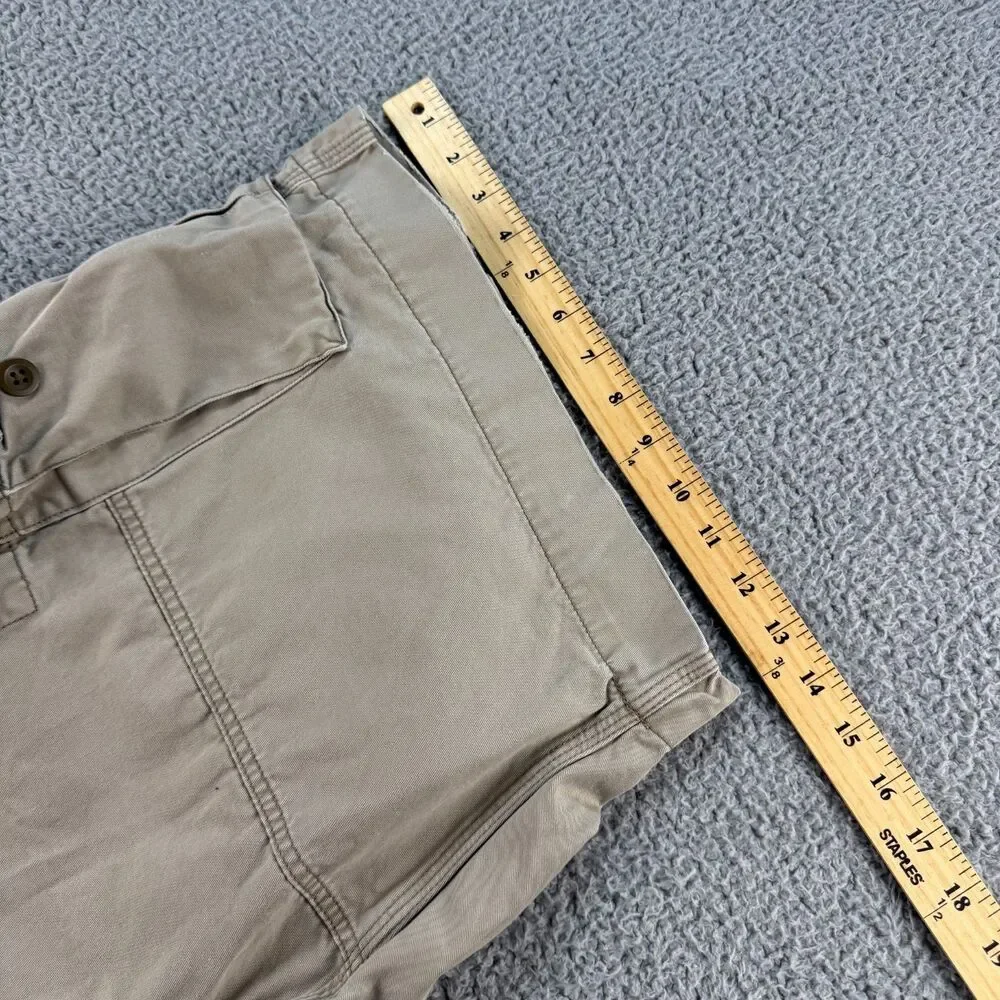 Vintage Polo Ralph Lauren Chino Cargo Shorts Mens 42 Baggy Y2K Tan Beige Summer