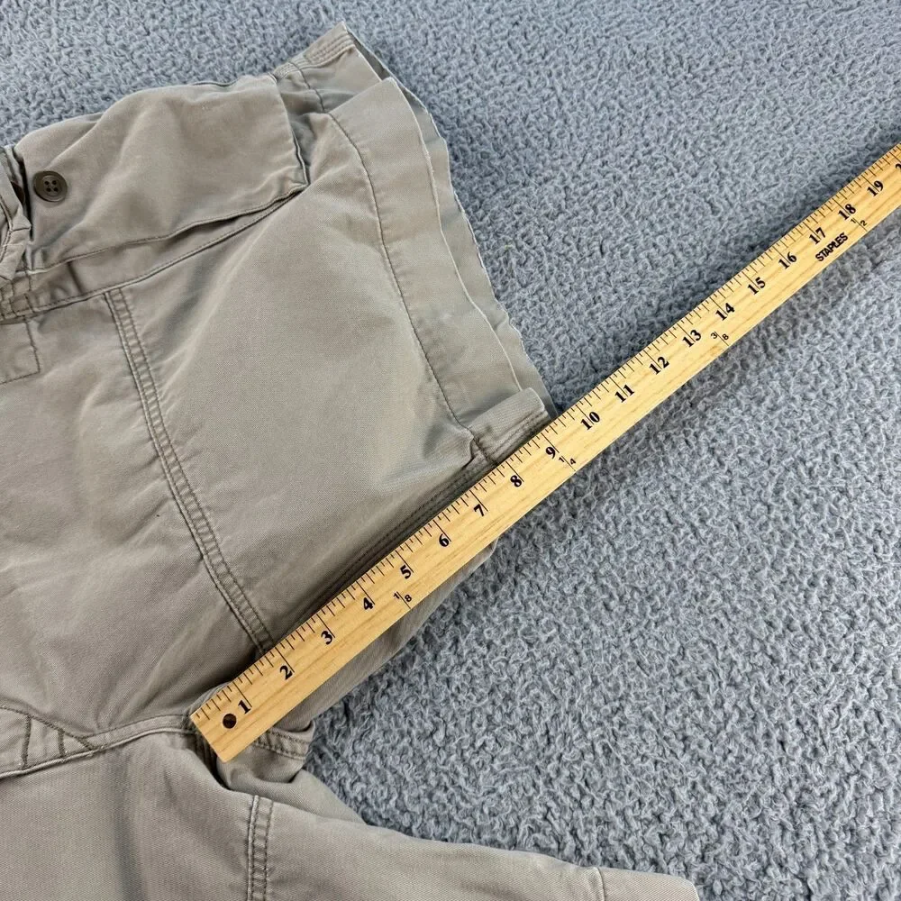 Vintage Polo Ralph Lauren Chino Cargo Shorts Mens 42 Baggy Y2K Tan Beige Summer