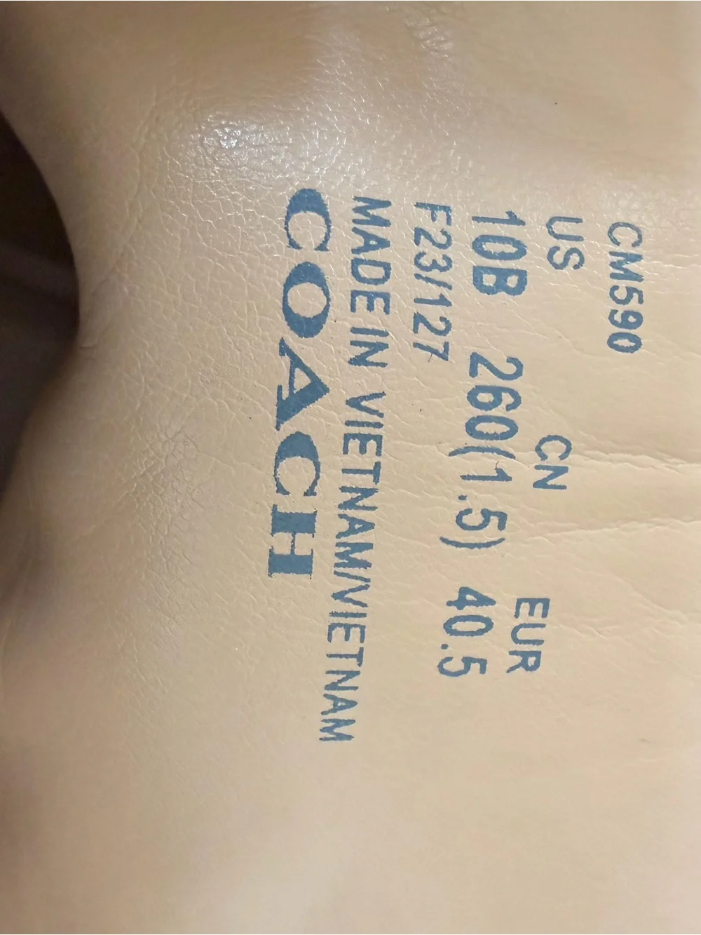 Coach pre owned