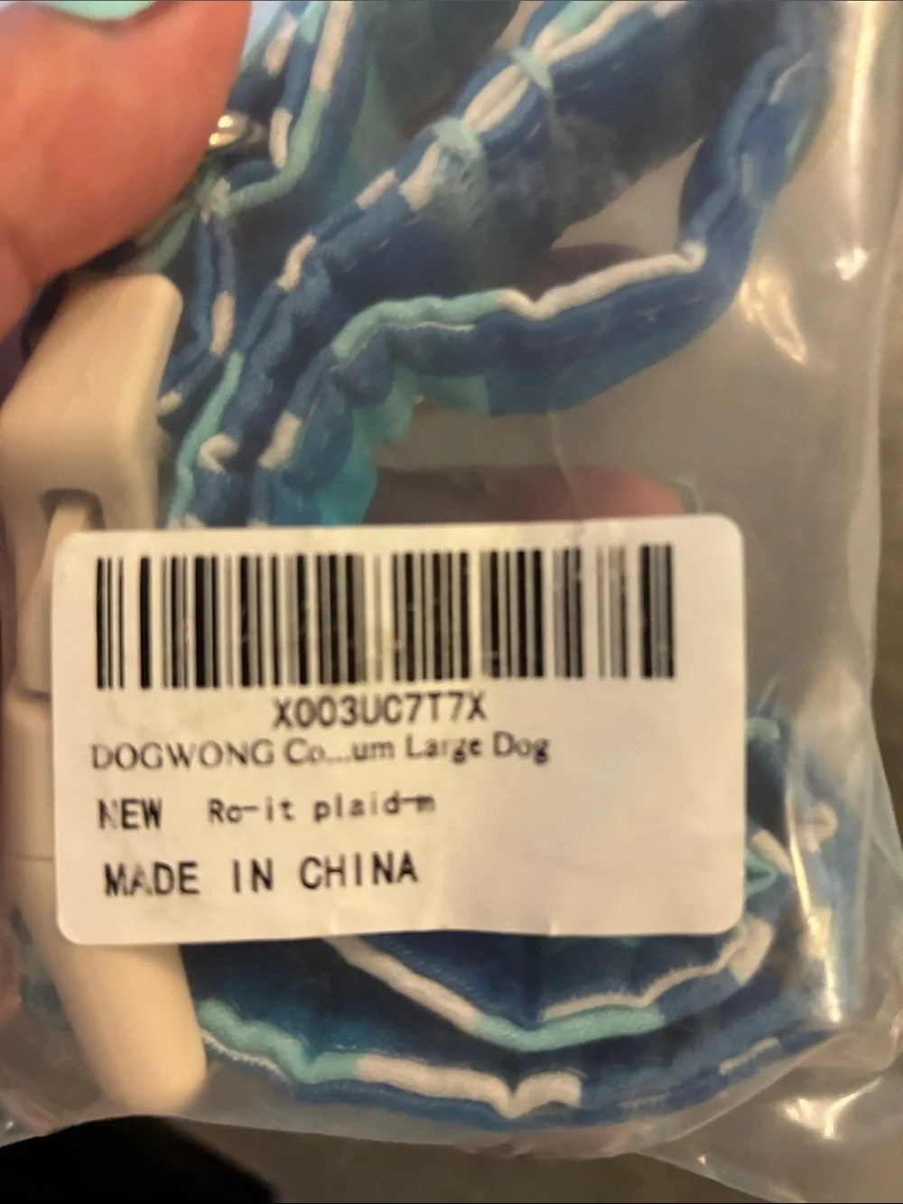 Dogwong blue plaid