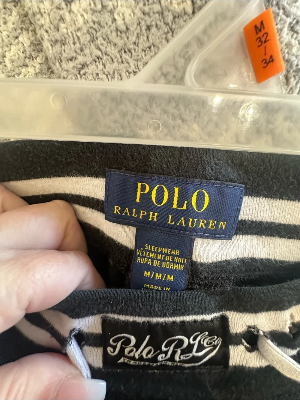 Polo Ralph Lauren black lounge