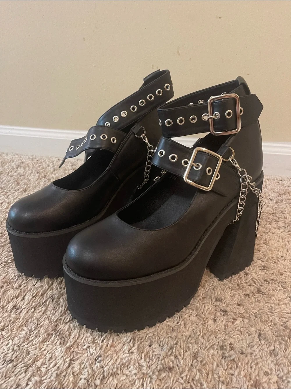 Dolls Kill Widow straps bold edgy
