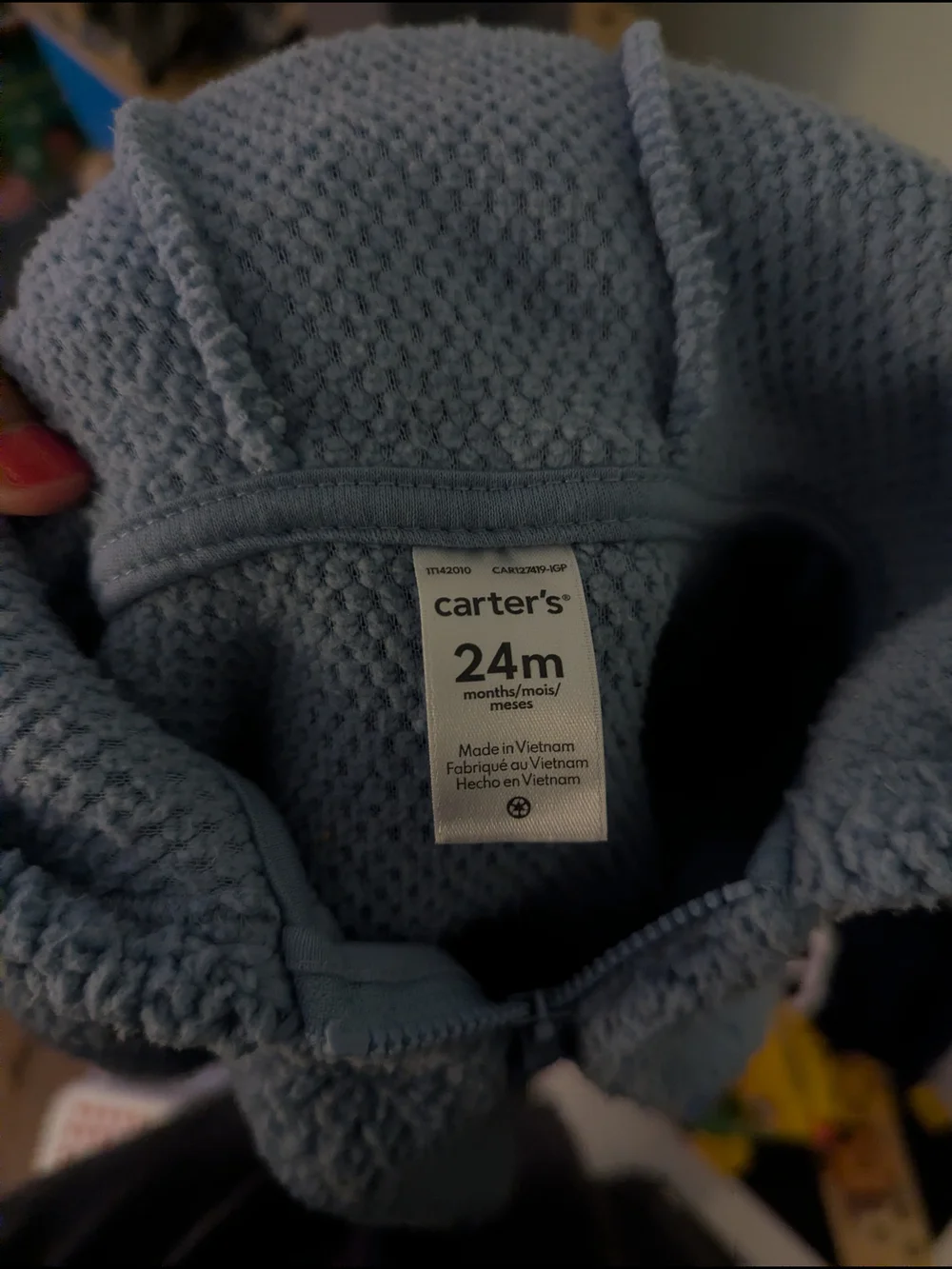 Carters plush sherpa