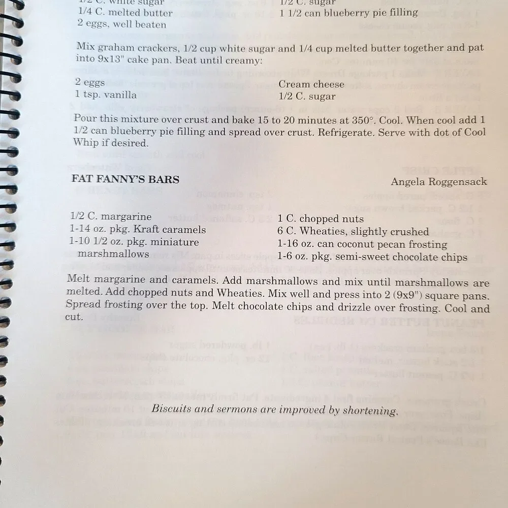 OOAK Community Fundraiser Vintage Spiral Bound Cookbook 