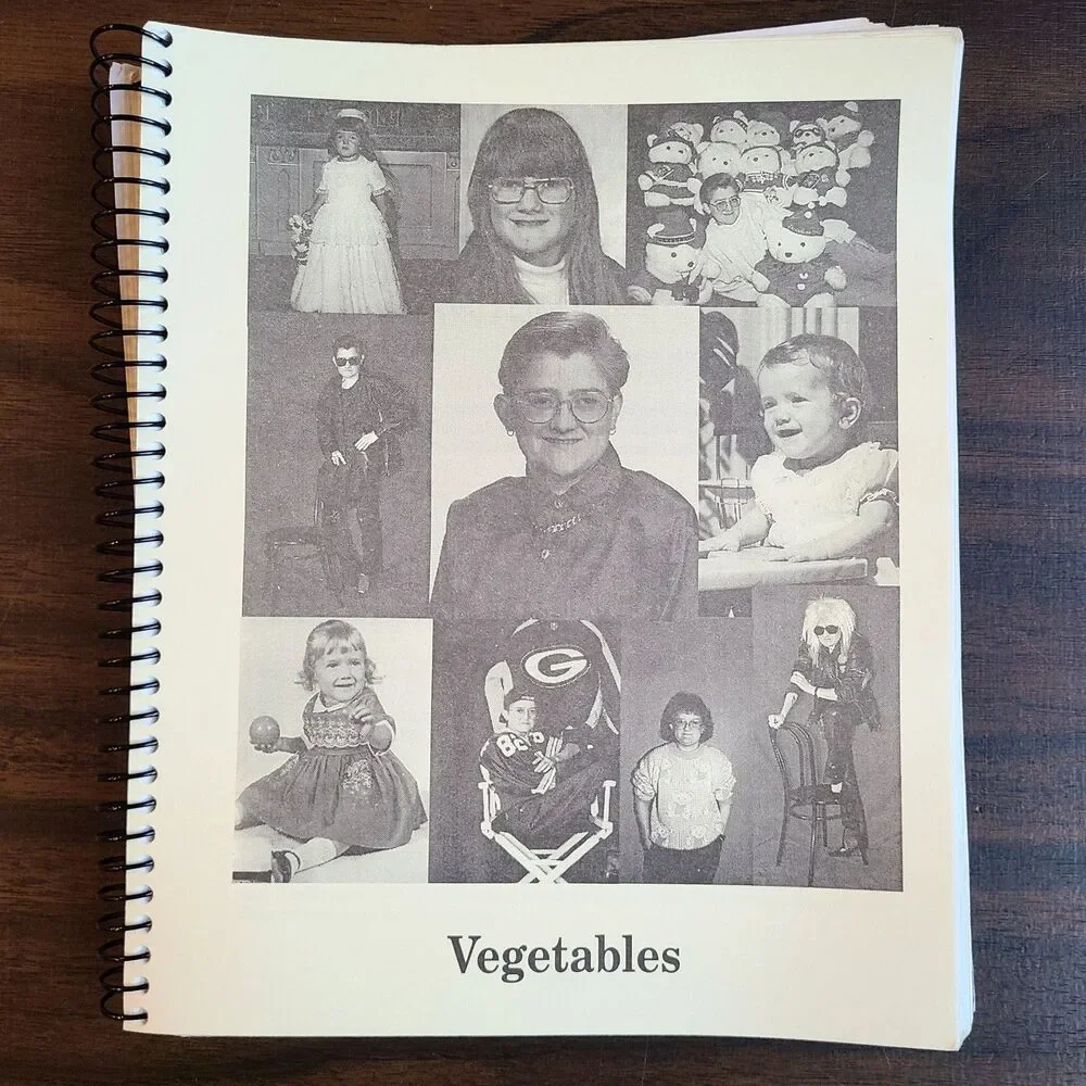 OOAK Community Fundraiser Vintage Spiral Bound Cookbook 