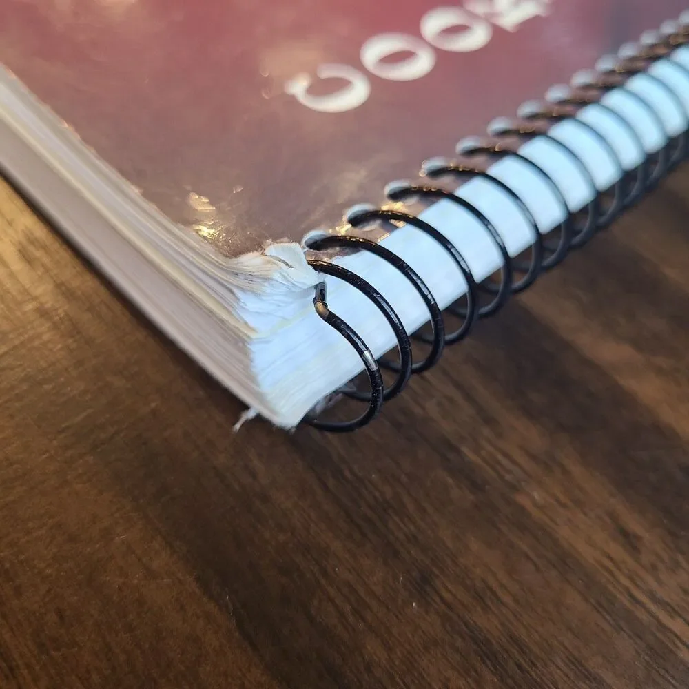 OOAK Community Fundraiser Vintage Spiral Bound Cookbook 