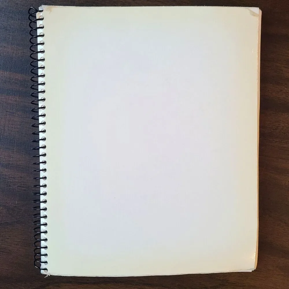 OOAK Community Fundraiser Vintage Spiral Bound Cookbook 