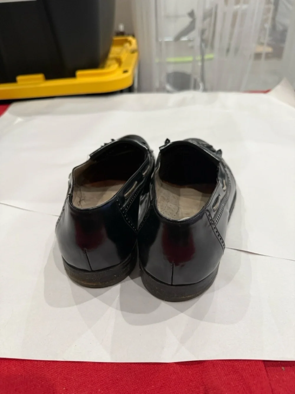 Bally Black Tassel Leather Loafers for Men