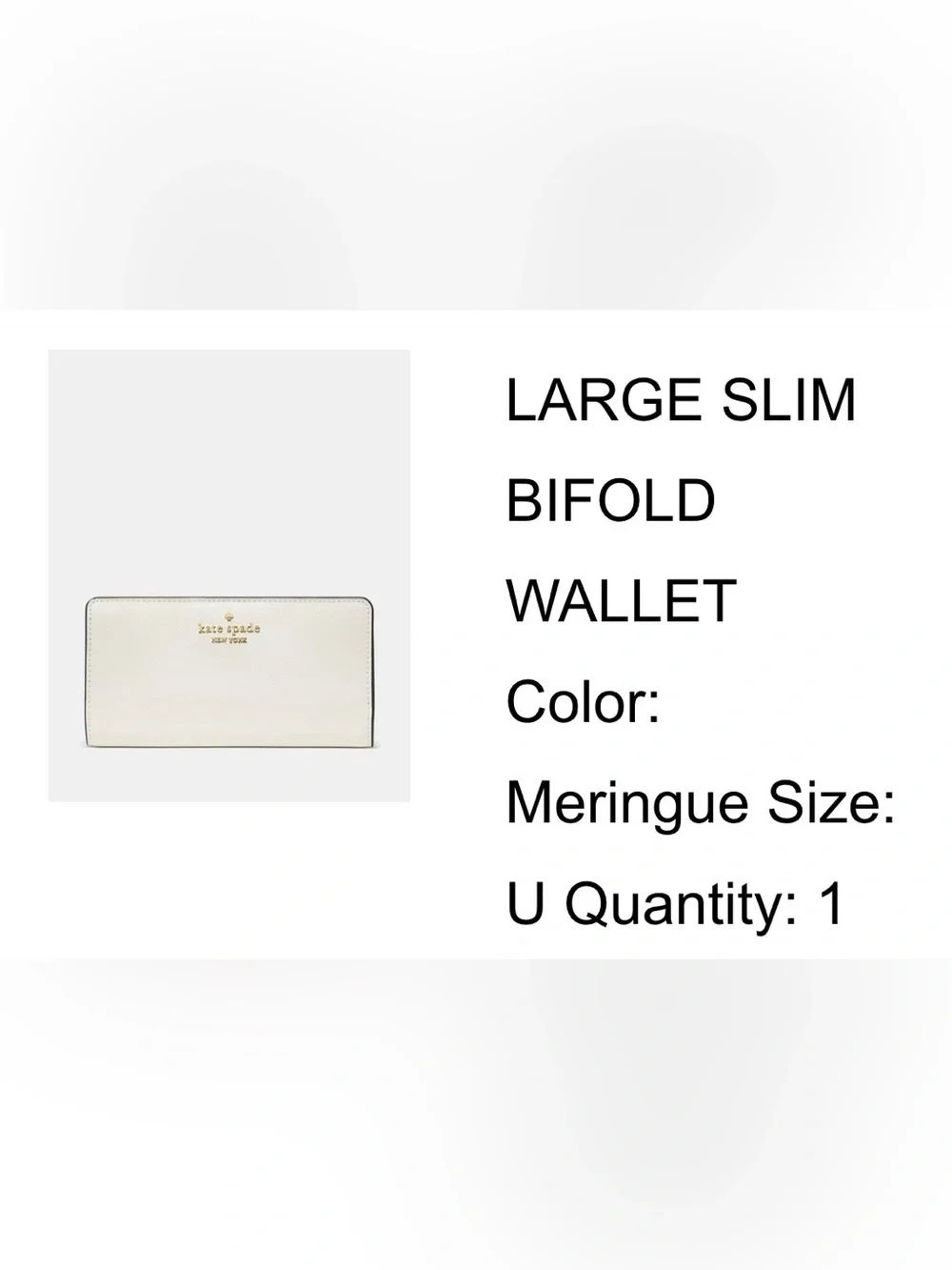 kate spade listing both