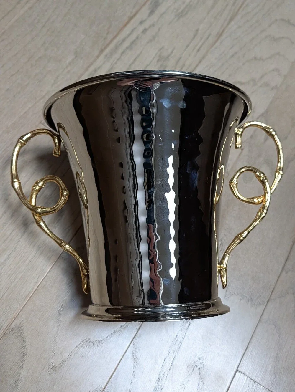 L'OBJET evoca champagne bucket wine chiller 24k gold