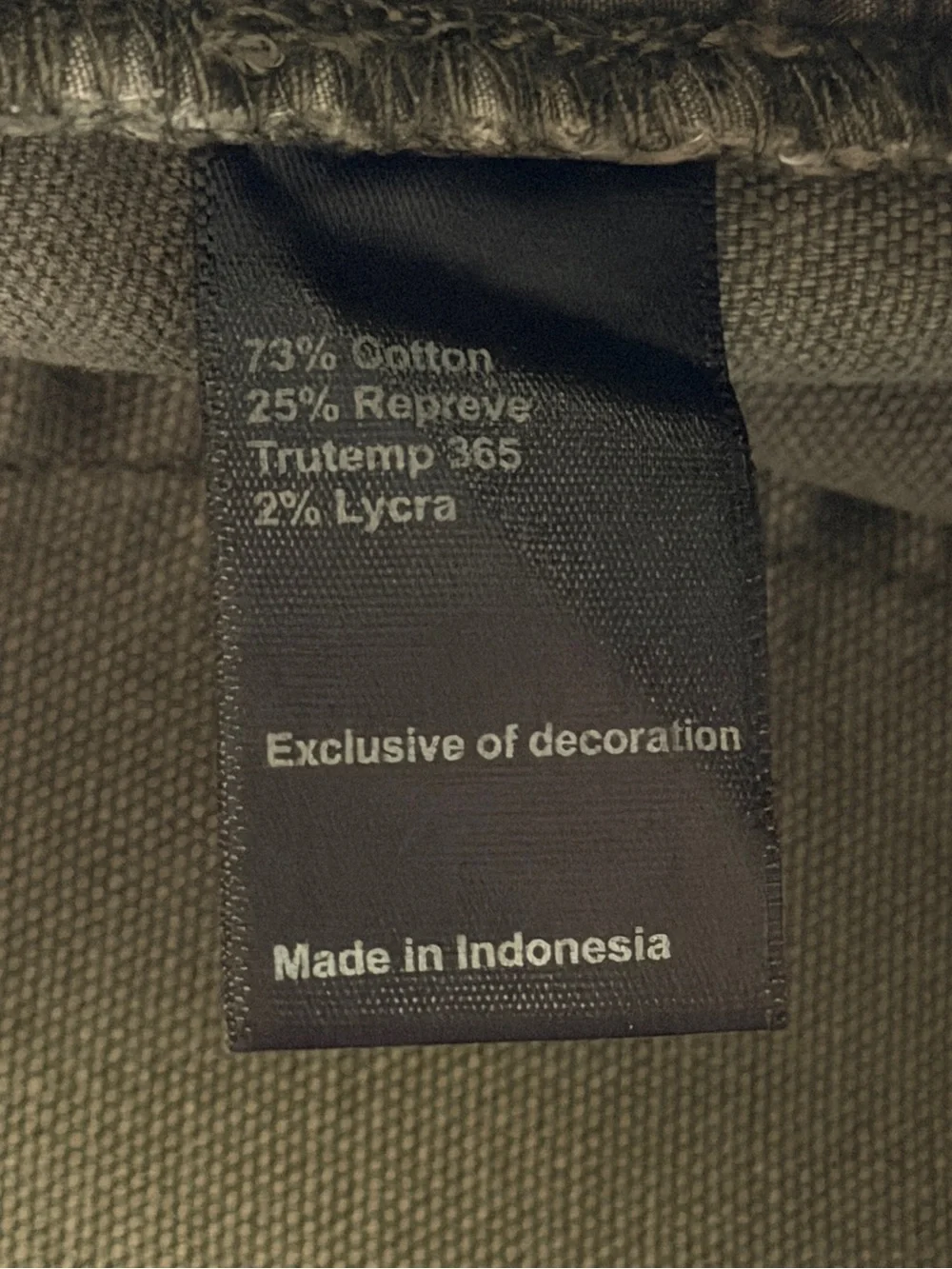 Proof olive green