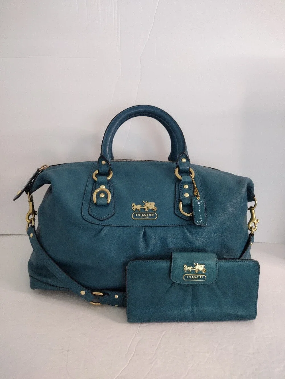 Coach silhouette leather popular
