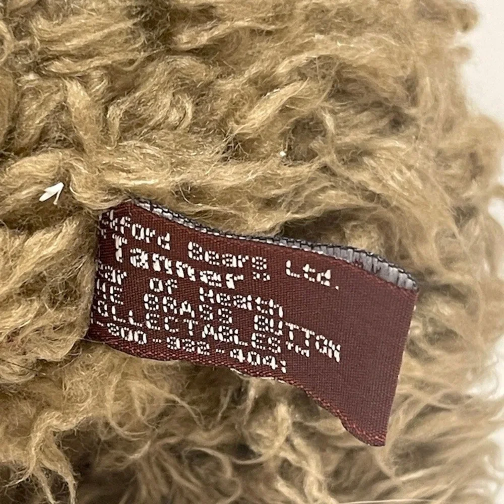 Vintage Pickford Bears Tanner Bear of Health Plush Brass Button Collectibles 11