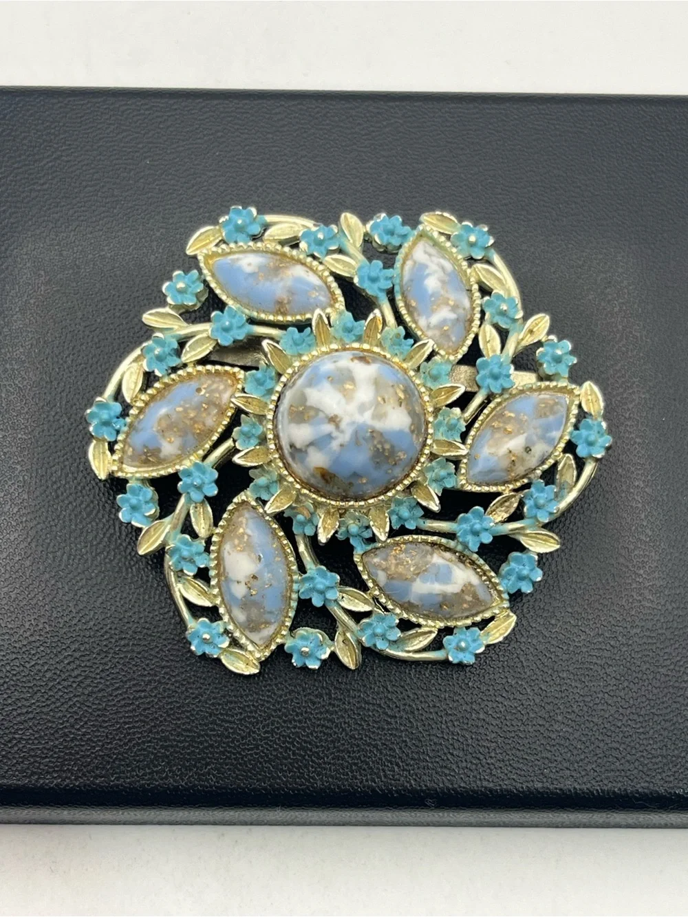 N/A blue faux