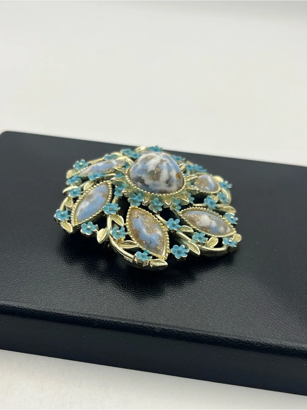N/A blue faux