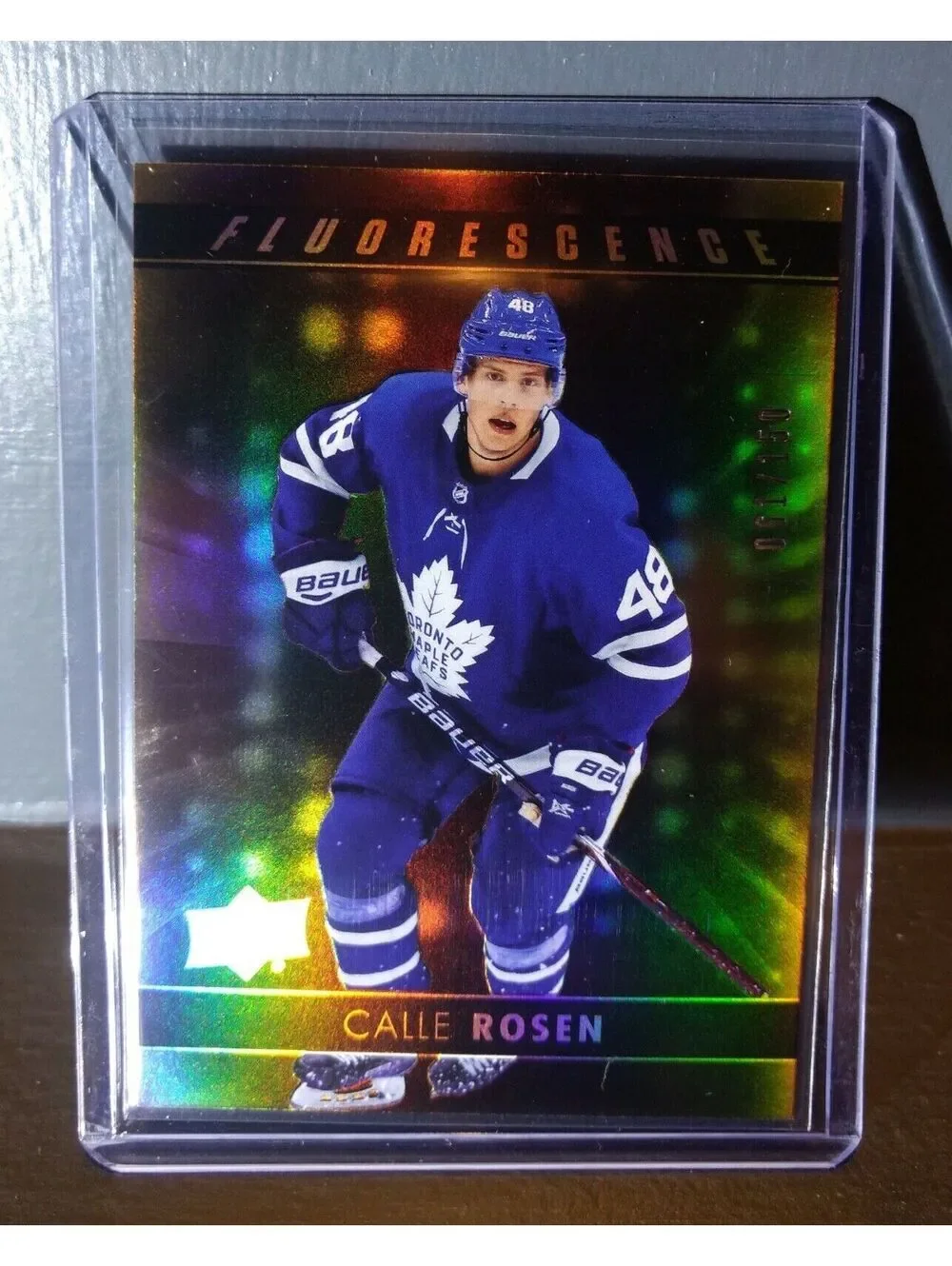 2017 Calle Rosen Upper Deck Fluorescence #F-3 Hockey Card #/150