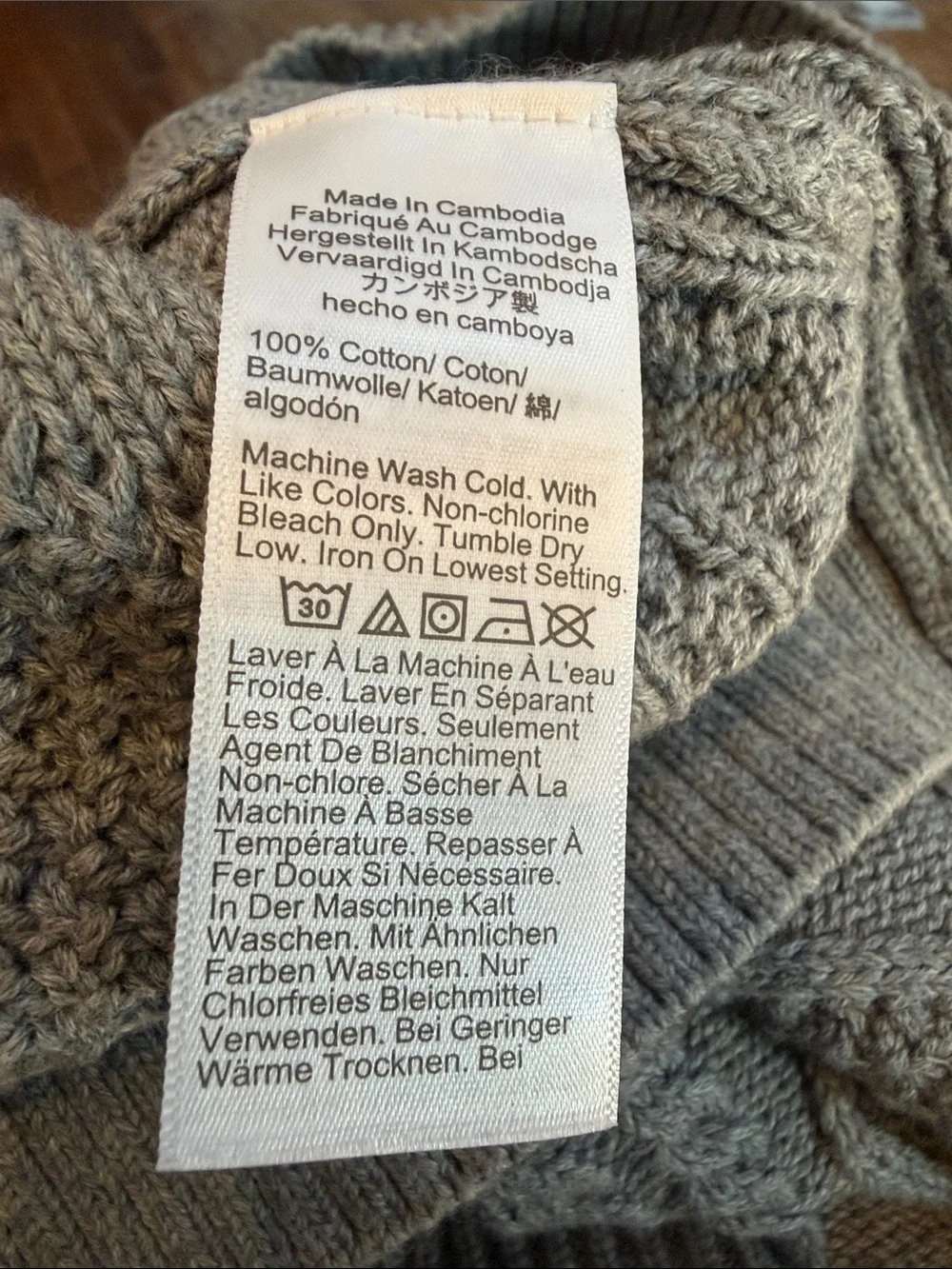 J. Crew soft gray