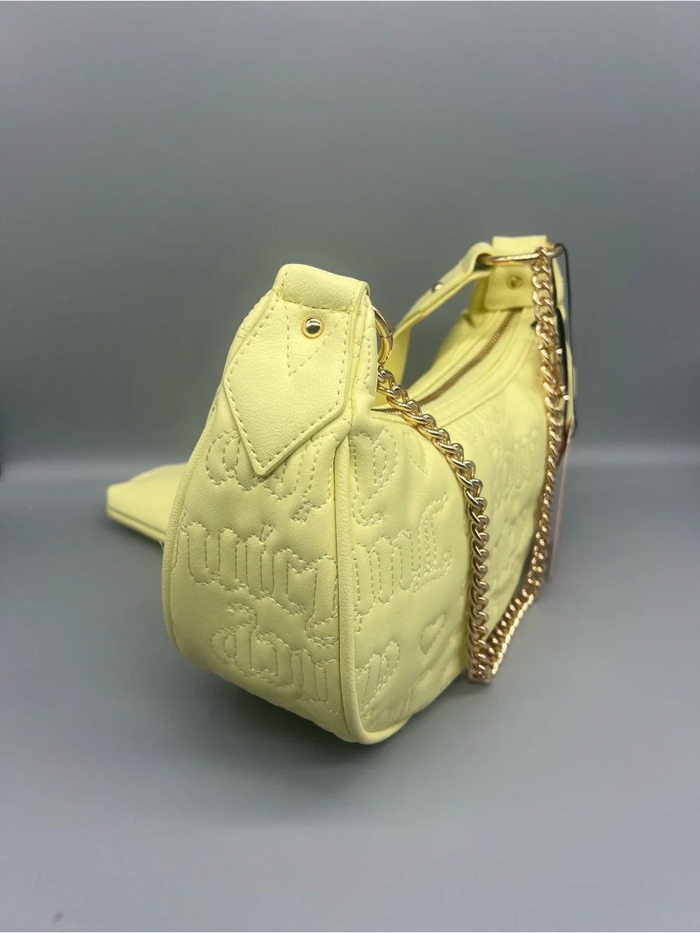 Juicy couture juicy puff halfmoon crossbody purse