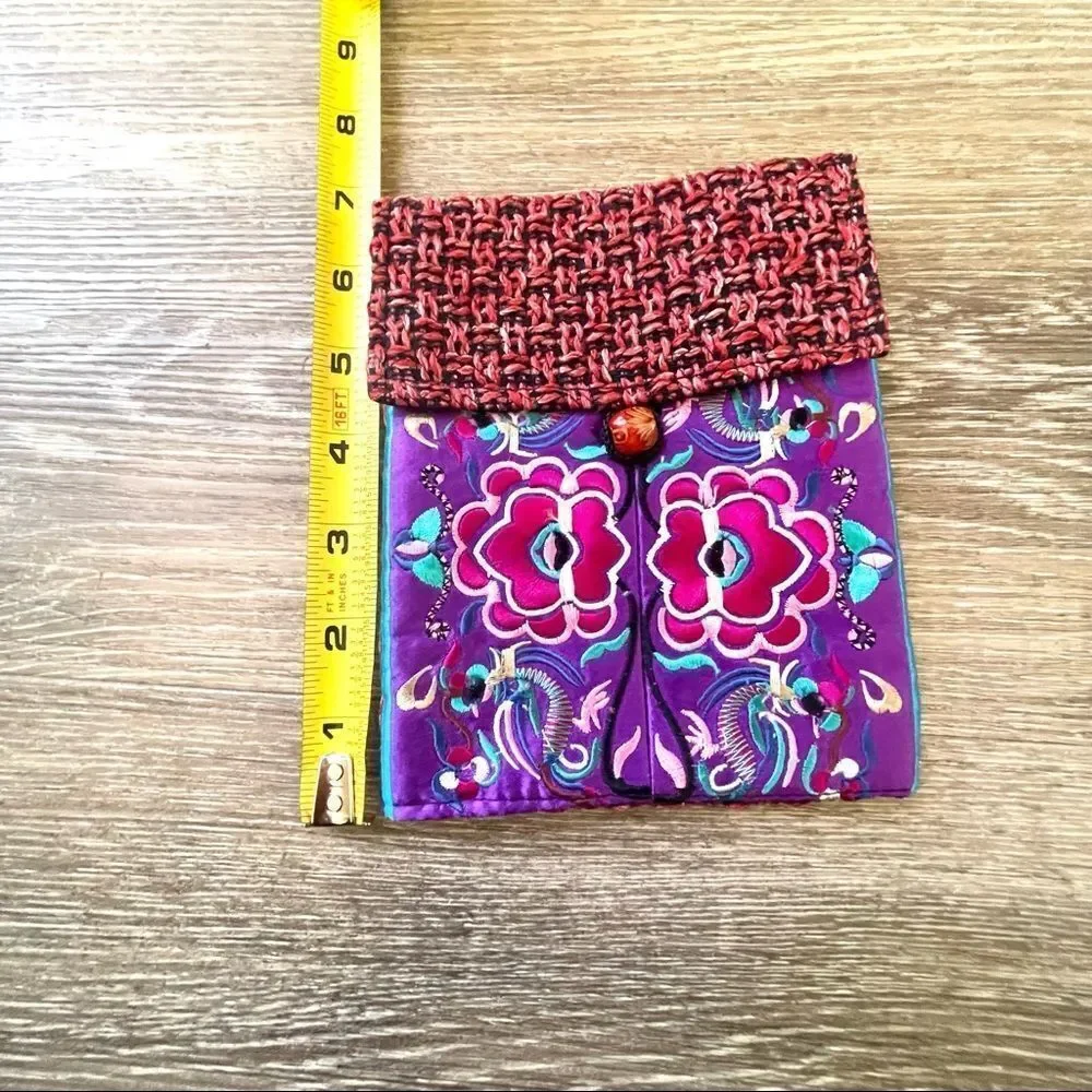 Embroidered crossbody bag embroidered crossbody