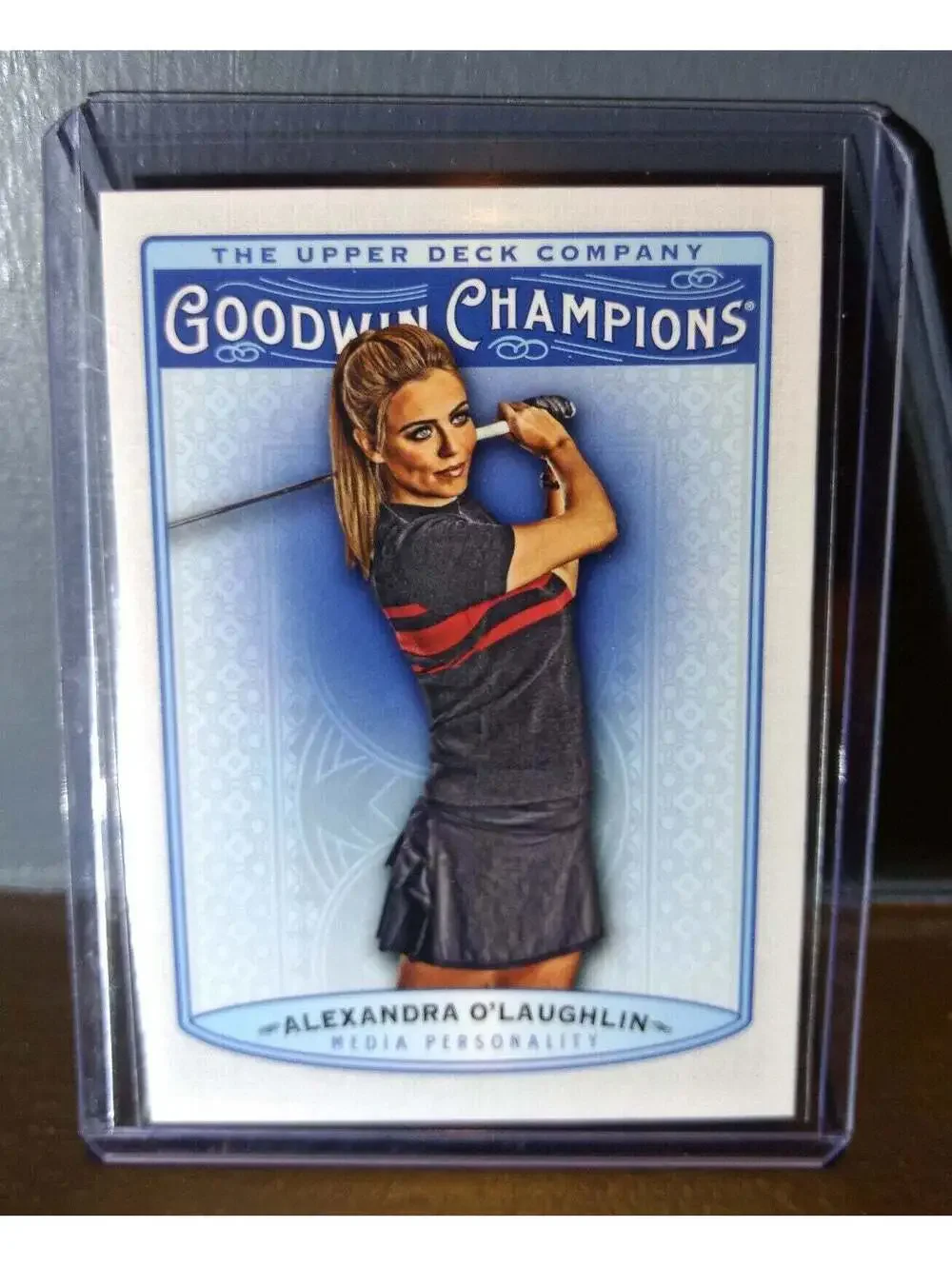 2019 Upper Deck Goodwin Champions Alexandra O'Laughlin Media Personality Card