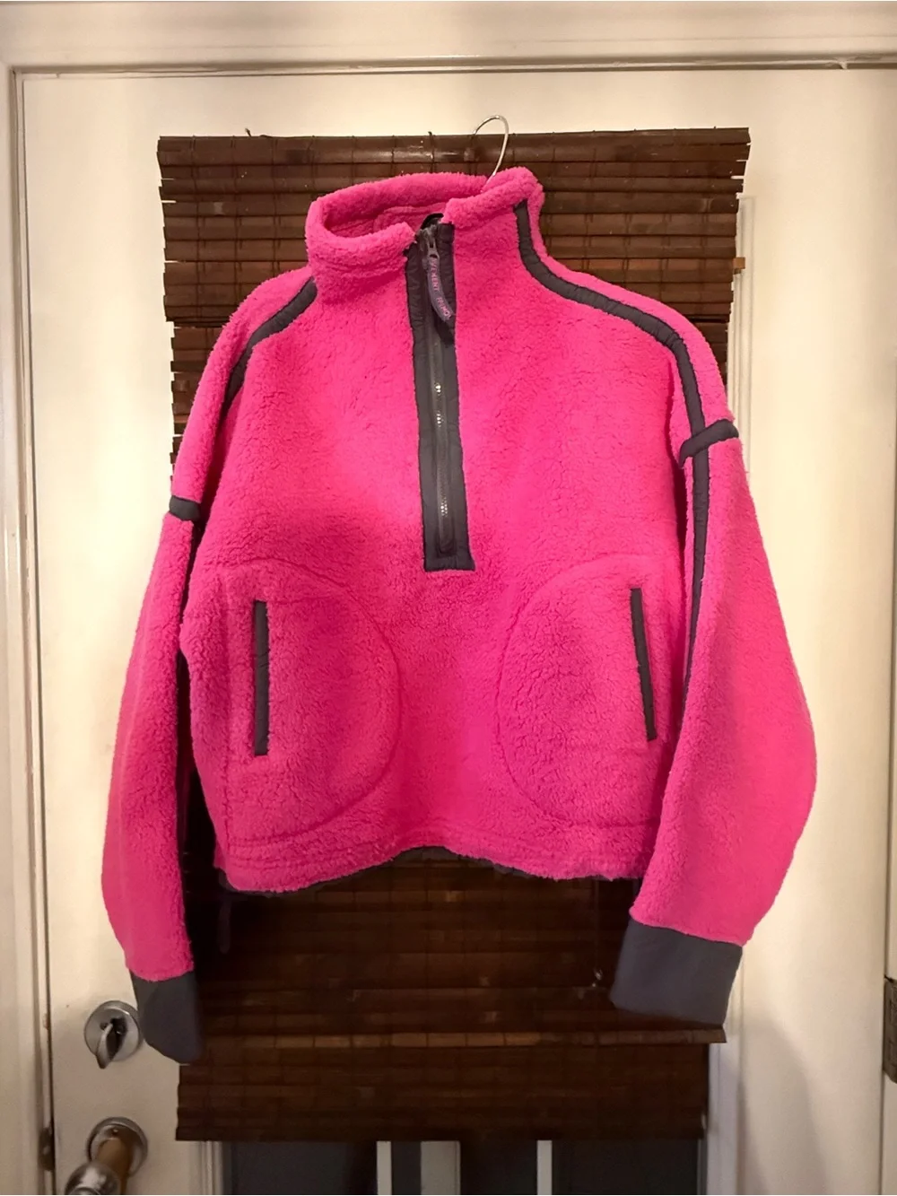 FP Movement Mountain High Half-Zip Fleece, fuchsia flirt colorway, sz S, nwot!🩷
