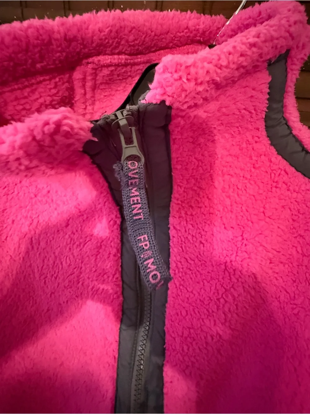 FP Movement Mountain High Half-Zip Fleece, fuchsia flirt colorway, sz S, nwot!🩷