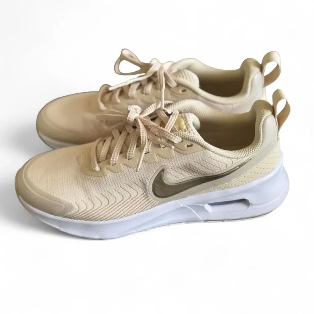 Nike Women's Cream and White Trainers