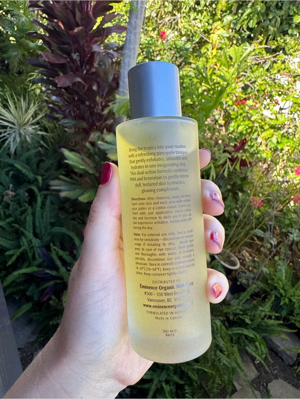 Eminence Pineapple Refining Toner Tonique 4 fl oz 120ml skincare