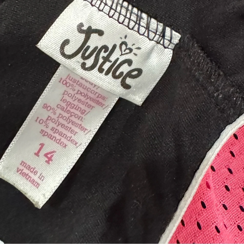 Justice Pink Mesh Athletic Shorts