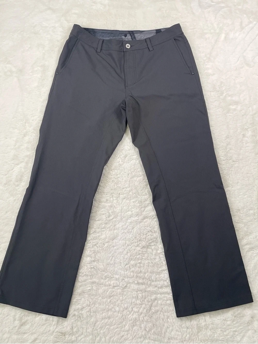 lululemon athletica Men's Charcoal Performance Chinos, Size 36