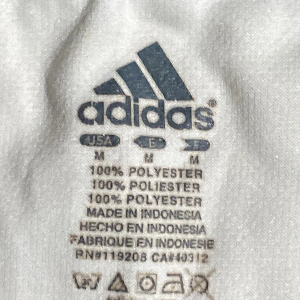 Adidas University of Michigan Wolverines Navy Blue Short Sleeve  shirt Mens M