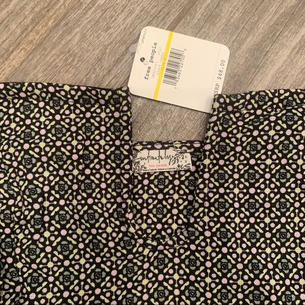 Free People Lucky Now Brami Off Shoulder Crop Top