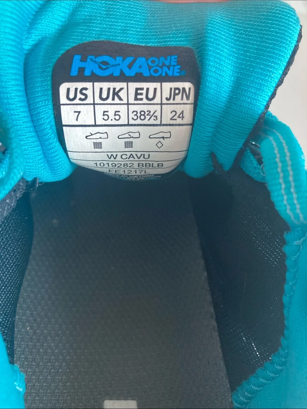 Hoka breathable mesh