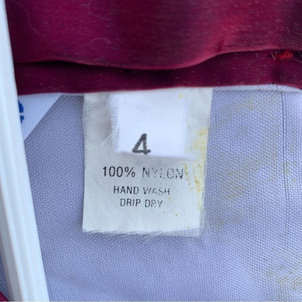 Vintage Golden Age Dress Sheer Full Circle USA Pageant Easter Wedding Size 4