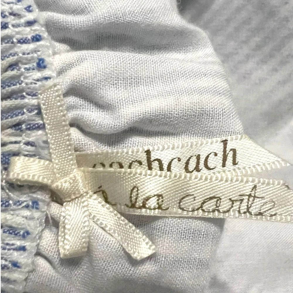 CachCach 5Y Blue Seersucker Halter Dress