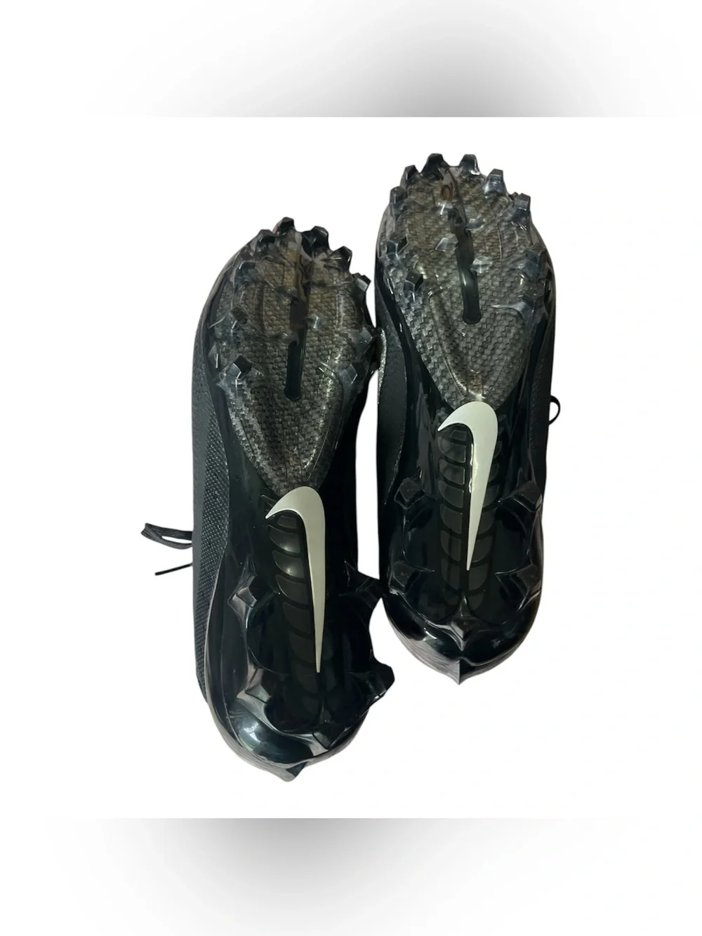 Mens Nike Vapor Untouchable Pro 3 TD Football Cleats Black White Silver. Sz 9.5