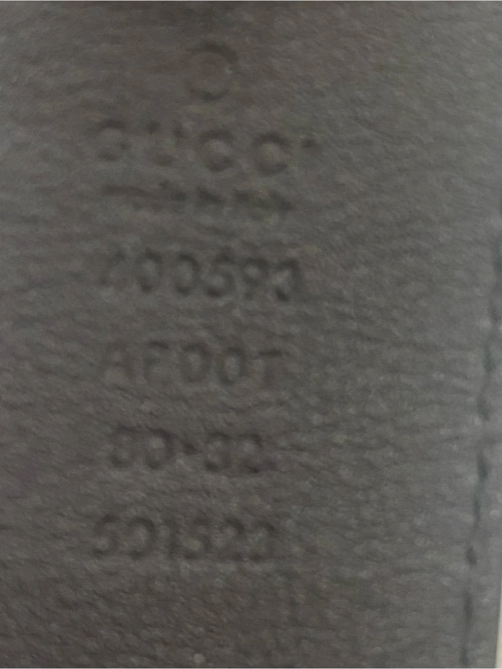 Gucci black leather