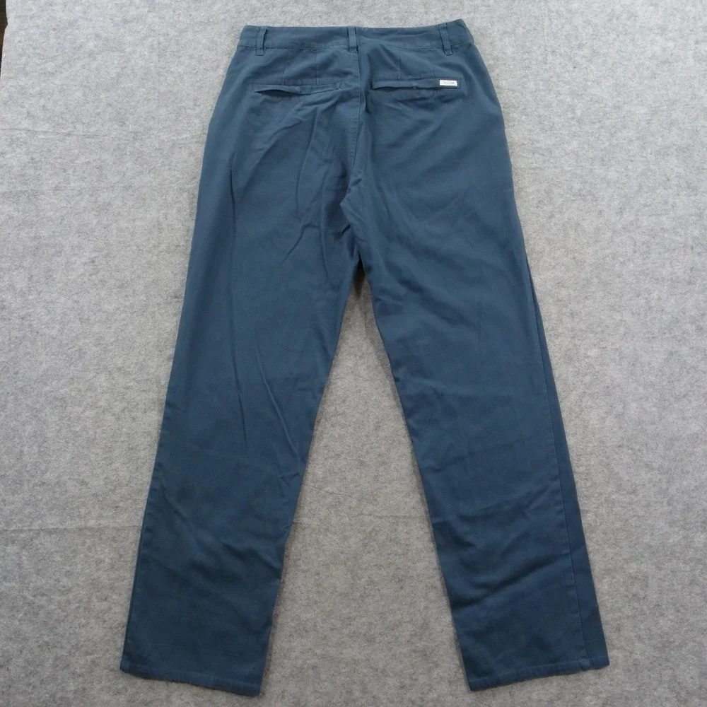 Tenore Pants Mens 30 Blue Flat Front Chinos Mid Rise Casual Cotton