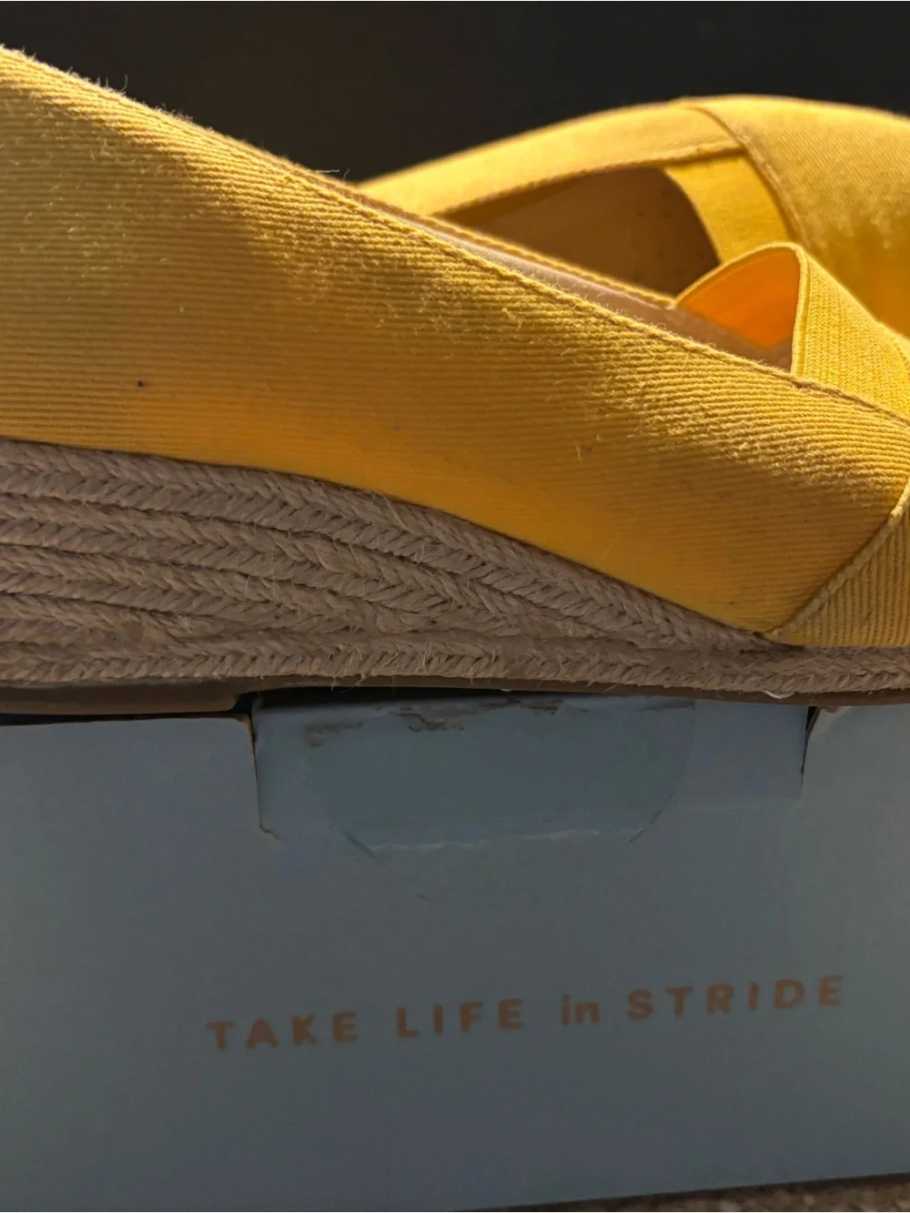 Life Stride marigold canvas