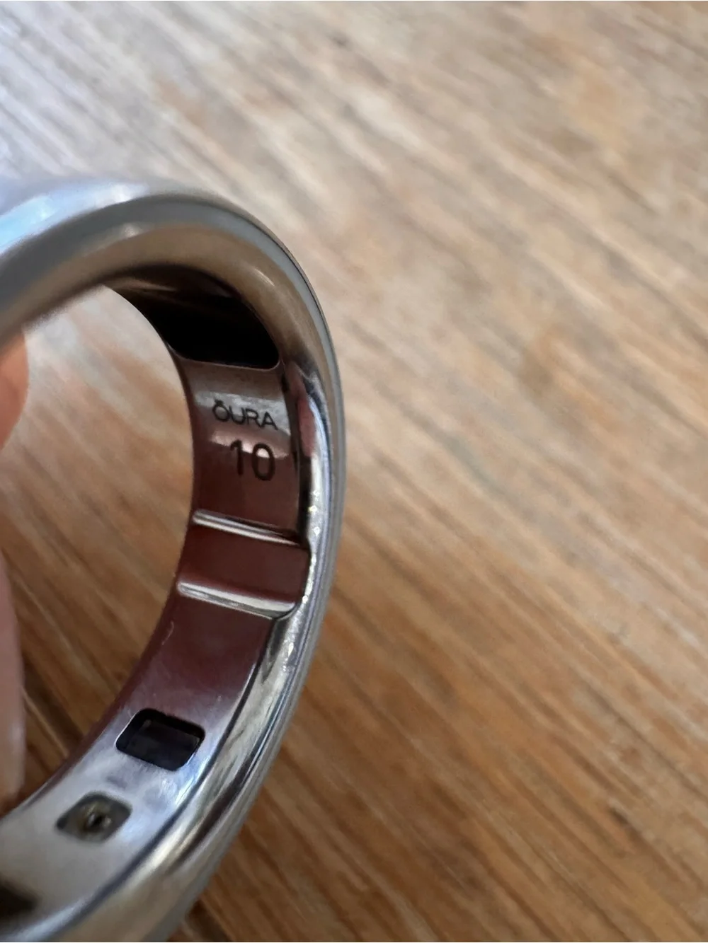 Oura silver ring